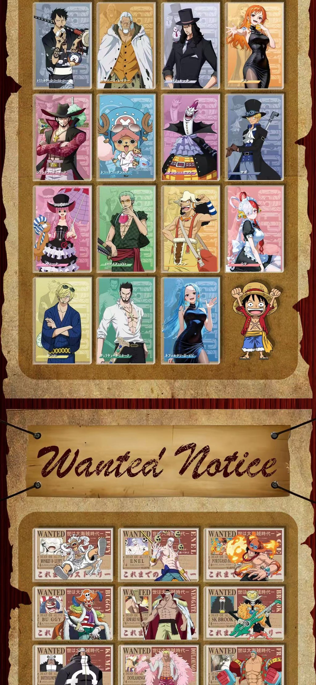 One Piece Crystal Brick Challenge Box